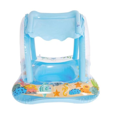 UPF 50+ Baby Badering | Oppustelig Pool Float til 3-36 Måneder med håndtag_Super Gave