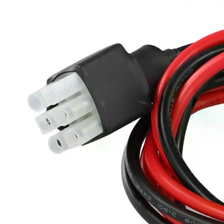 Premium 6-pinners DC strømkabel 30Amp for og for Kenwood Radio TS 50s TS 60s TS 140 TS 440 TS 450 Holdbar og pålitelig