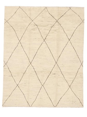 Berber Style Tæppe Moderne Beige/Orange (Uld, Afghanistan)