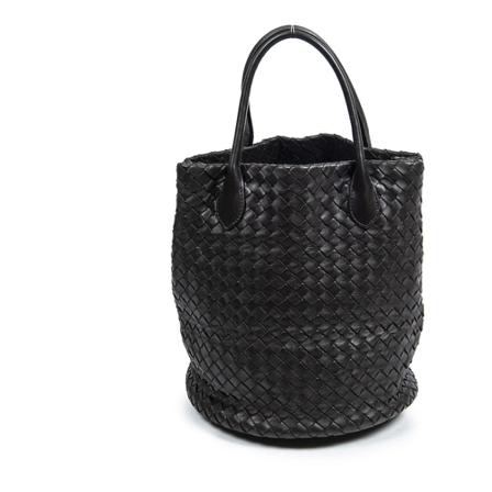 Bottega Veneta Vintage, Pre-owned Tote Bags Zwart, Dames, Maat:ONE Size,leer