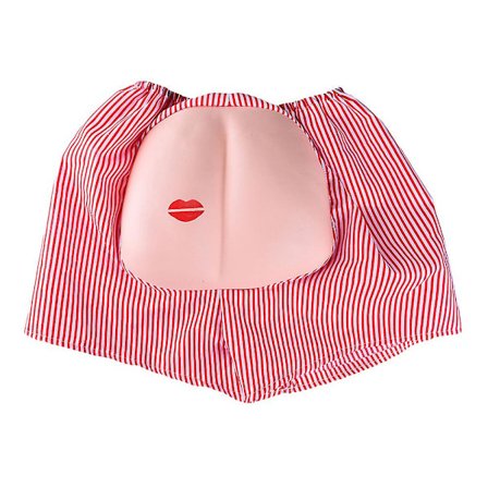 Unisex morsomme truser falske rumpe shorts lounge gag gaver rumpe eksponert rumpe festkostyme