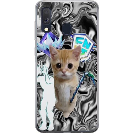 Yhteensopiva Puhelinkuori Samsung Galaxy A40 Kissa