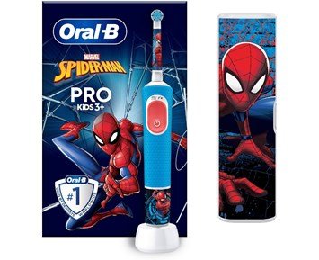 Oral-B ORAL-B Vitality Pro Kids Spiderman HBOX - Eltandborste för barn med Spiderman-motiv