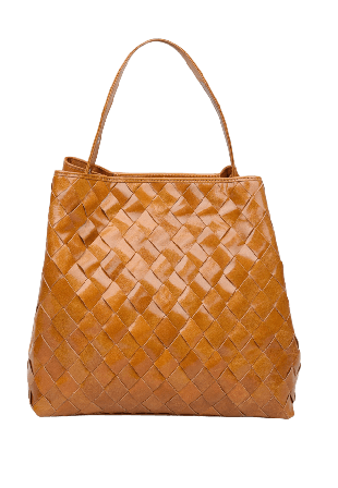 Nunoo Chiara Braided Megah Handväskor Dam Brun ONESIZE