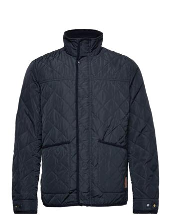 Corduroy-Trimmed Quilted Nylon Jacket In Recycled Polyester Tikkitakki Musta Scotch & Soda