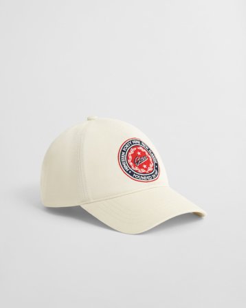 GANT Herren Graphic Cap aus Baumwolltwill (ONE SIZE) Weiß