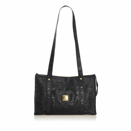 MCM Pre-owned, Pre-owned Shoulder Bags Zwart, Dames, Maat:ONE Size