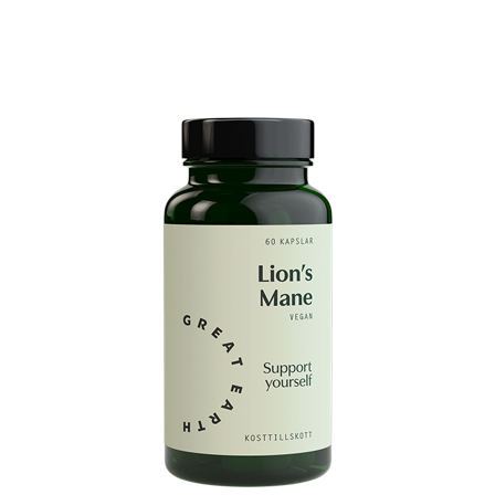 Great Earth Lion's Mane 60 kapslar