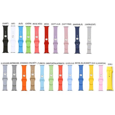 Apple Watch 4 - 40mm - NORTH EDGE Stilrena Silikonarmband