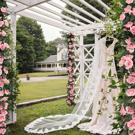 Ruusuköynnökset, 4 kpl (70 cm) keinotekoiset silkkiset kukkaköynnökset kodin, toimiston ja puutarhan koristeluun (vaaleanpunainen)