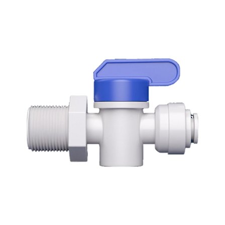 10 st snabbkopplingsset - 1/2" hangänga till 3/8" Push-Fit kulventil