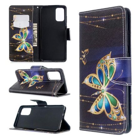 Plånboksfodral Samsung Galaxy S20 Plus – Guldfjäril
