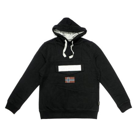 Napapijri, Hoodie Zwart, Heren, Maat:S
