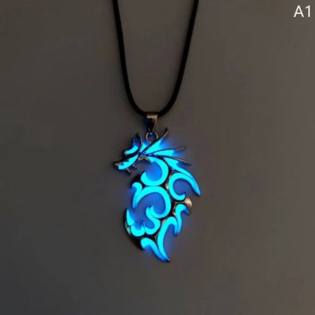 Vintage Magic Steampunk Glowing Luminous Punk Dragon Anheng N