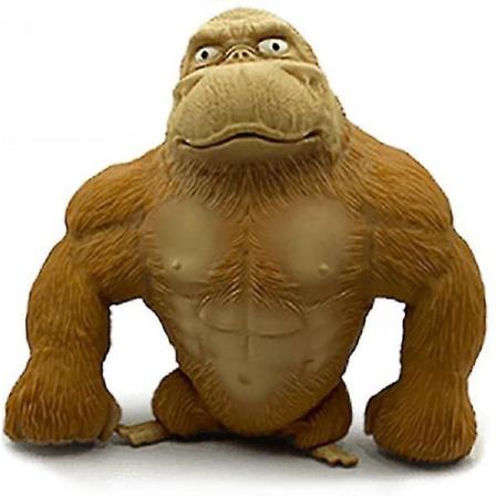 Stretch Gorilla Leksak För Vridning Dra Böjning För Barn Yellow Yellow