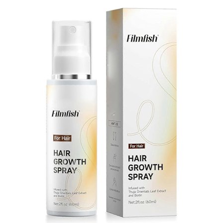 Hårvækst Spray, med cypresbladekstrakt og biotin, ikke-fedtende, hjælper med at forebygge hårtab og udtynding af håret, til hovedbunden