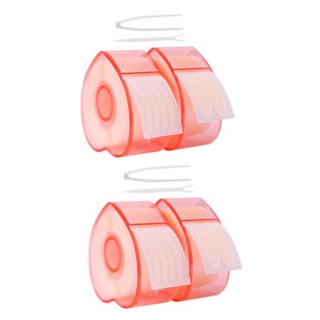 4 ruller øyepincett mono-øyelokk klistremerke øyeløft dobbel fiber for lapp hengende bånd hette med klistremerker tape tynn usynlig