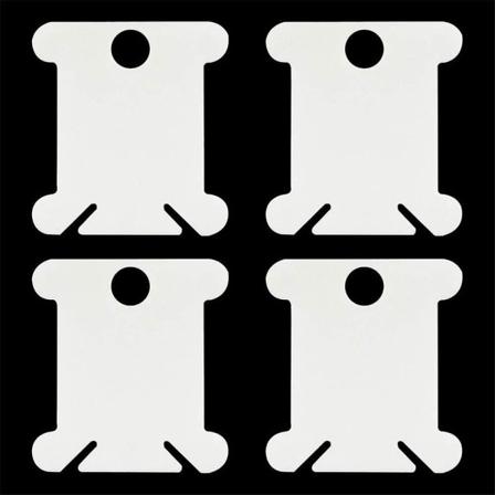 120 stk. plastspole til sytråd, korsstingsspole, trådspole til korssting, broderitrådsspoler, organizer