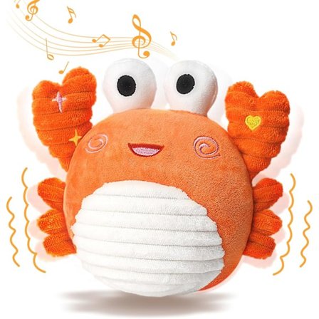 Krypande Krabba Leksak, Sensorisk Leksak för Bebisar 6 till 12 Månader