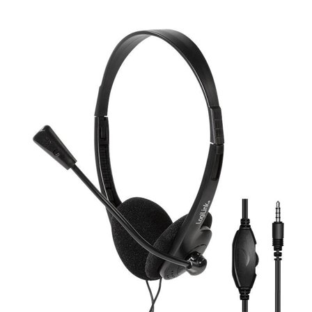 LogiLink Stereo Headset, 1X 3.5 Mm