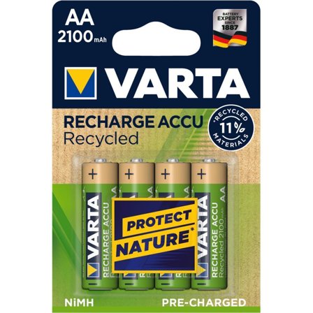 VARTA Recharge Accu Recycled 56816 batteri - 4 x AA-type - NiMH