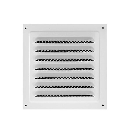 Metall Ventilationsgaller Intensivt Rutnät Luftventilationsgaller för Tak Kök Sidovägg 15cmx15cm Vit p20241126218 (FMY)