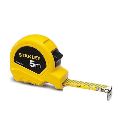 Självlåsande måttband - (3/5/8 meter) Metrisk skala medelhög noggrannhet