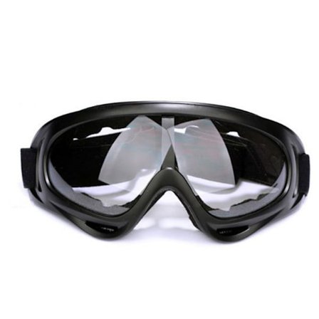 Ski- /snowboardbriller for vinter med øyebeskyttelsesfunksjon, sykkelbriller, vindtette briller, egnet for overskyede dager og netter