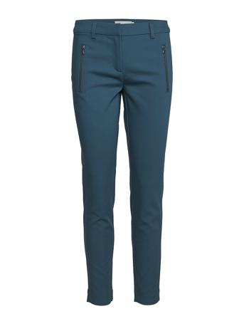 Zapant 1 Pants Byxa Med Raka Ben Blå Fransa
