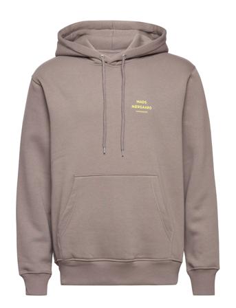 Standard Hoodie Logo Sweat Huppari Beige Mads Nørgaard