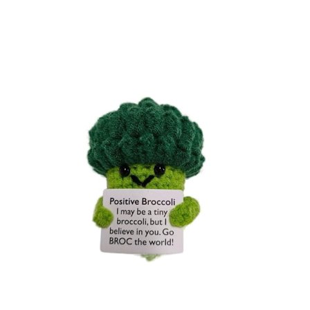 Mini Stickad Växtdocka Rolig Positiv Potatis A A