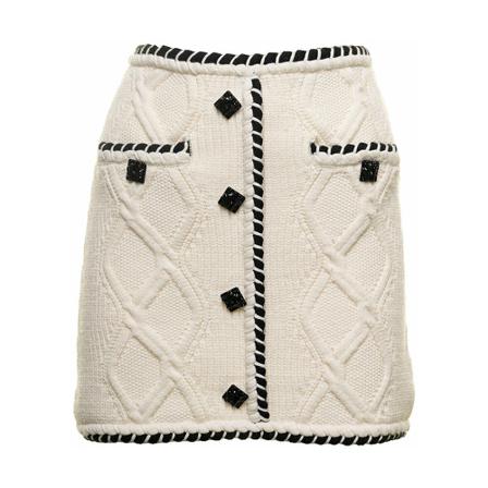 Self Portrait Short Skirts Hvid, Dame