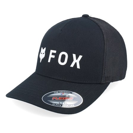 Fox - Black flexfit Czapka Z Daszkiem - Absolute Black Flexfit @ Hatstore