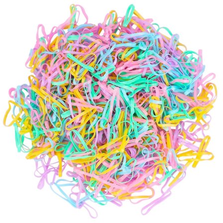 2000 Färgglada Hårsnoddar: Skapa Unika Frisyrer