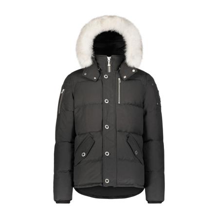 Moose Knuckles, Logo Down Jacket Zwart, Heren, Maat:M