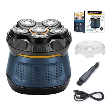 Elektrisk barbermaskine med seks blade, selvhårklippemaskine til hjemmebrug, alt-i-én barbermaskine til mænd