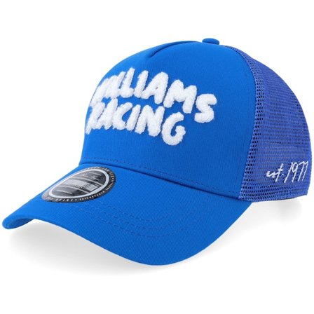 Formula One - Motor Azul trucker Boné - Williams F1 25 X Fresh Ego Kid Boucle Blue/White A-frame Trucker @ Hatstore