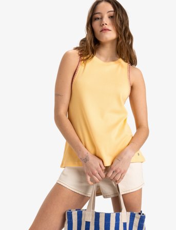 Roxy Better Days Tank Top - Yellow - S