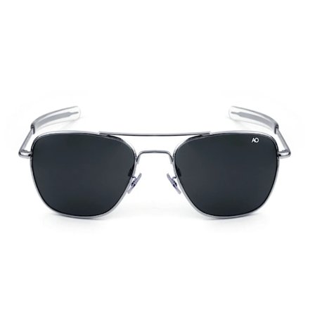Aviator rektangel ao logo solglasögon dam herr 2022 uv400 lyxmärke designer glaslins oculos de sol masculino uv skydd