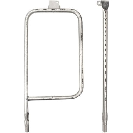 65032 60,3 cm ruostumattomasta teräksestä valmistettu putkipoltinlisävaruste Weber Q300 Q320 Q3000 Q3200 -sarjan grilleihin