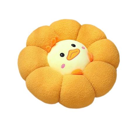 Söt pumpa kramkudde plysch fylld djur fylld samling kudde Yellow Duck