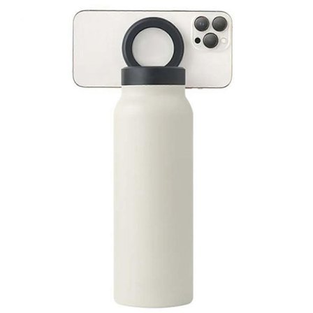 Magnetisk Telefonhållare Isolerad Mugg Rostfri Vattenflaska Födelsedag Julklapp