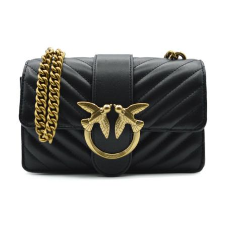 Pinko, Cross Body Bags Zwart, Dames, Maat:ONE Size
