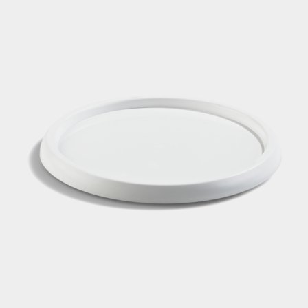 Tapa para cubo 5 litros Nordiska Plast, blanco, 225 x 225 x 20 mm