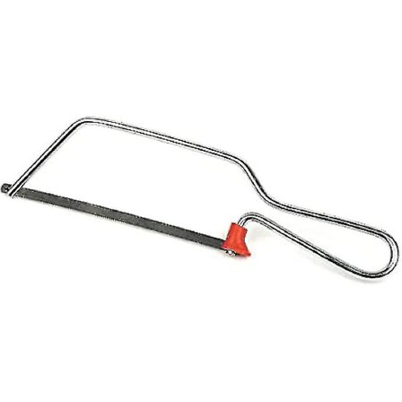 Mini bågsåg ram trädgård liten handsåg bågsågblad ram träbearbetningsprojekt Diy modell såg 240mm Hy