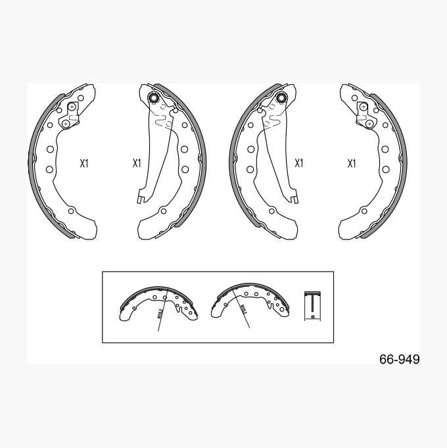 Biltema - Bremseskosett