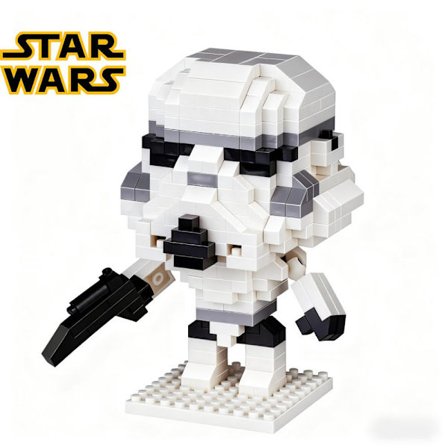 Star Wars Stormtrooper Mustasoturi Yod-mestari Figuriini, Star Wars Pöytäkoriste