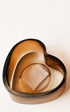 Trend Design Lysholder Hjerte Rust 4x9