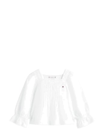 Broderie Anglaise Blouse White Tommy Hilfiger