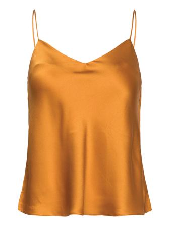 Gloria3 Bluse Ermeløs Oransje Mango